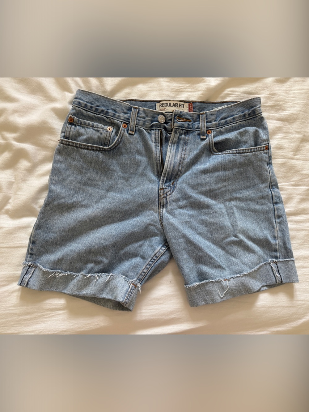 Levi's Light Blue Vintage Denim Jean Shorts